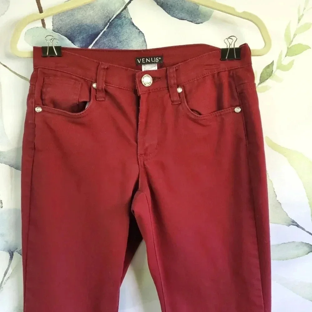 VENUS | Skinny Ankle Jeans in Dark Purple sz 2